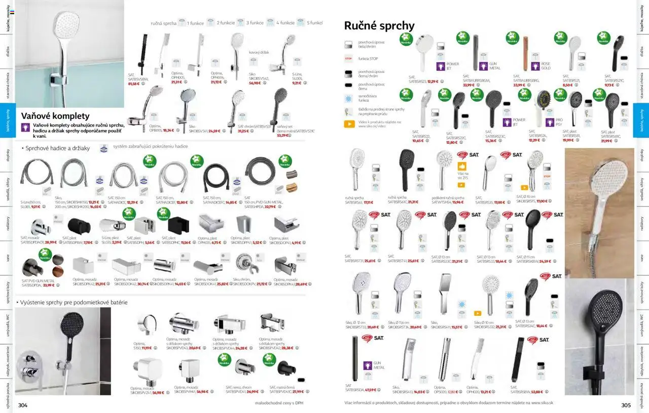 Nové Siko akcie – leták je platný od 01.09.2025 | Strana: 153 | Produkty: Osvetlenie, Radiátory, Sprcha
