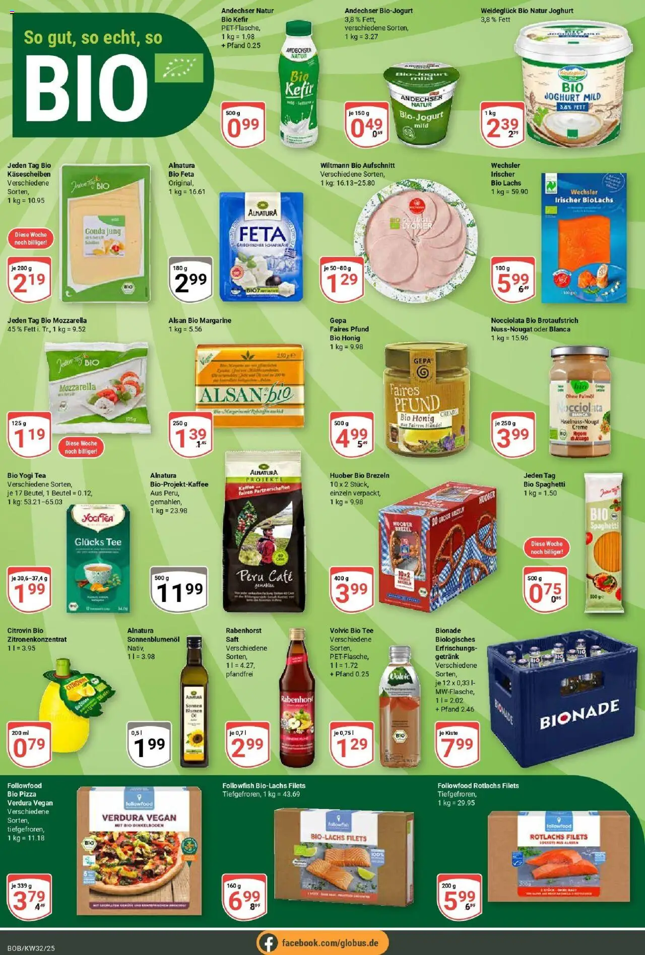 Globus prospekt Bobenheim-Roxheim	 - gültig ab dem 03.08.2025 | Seite: 19 | Produkte: Lachs, Pizza, Saft, Volvic