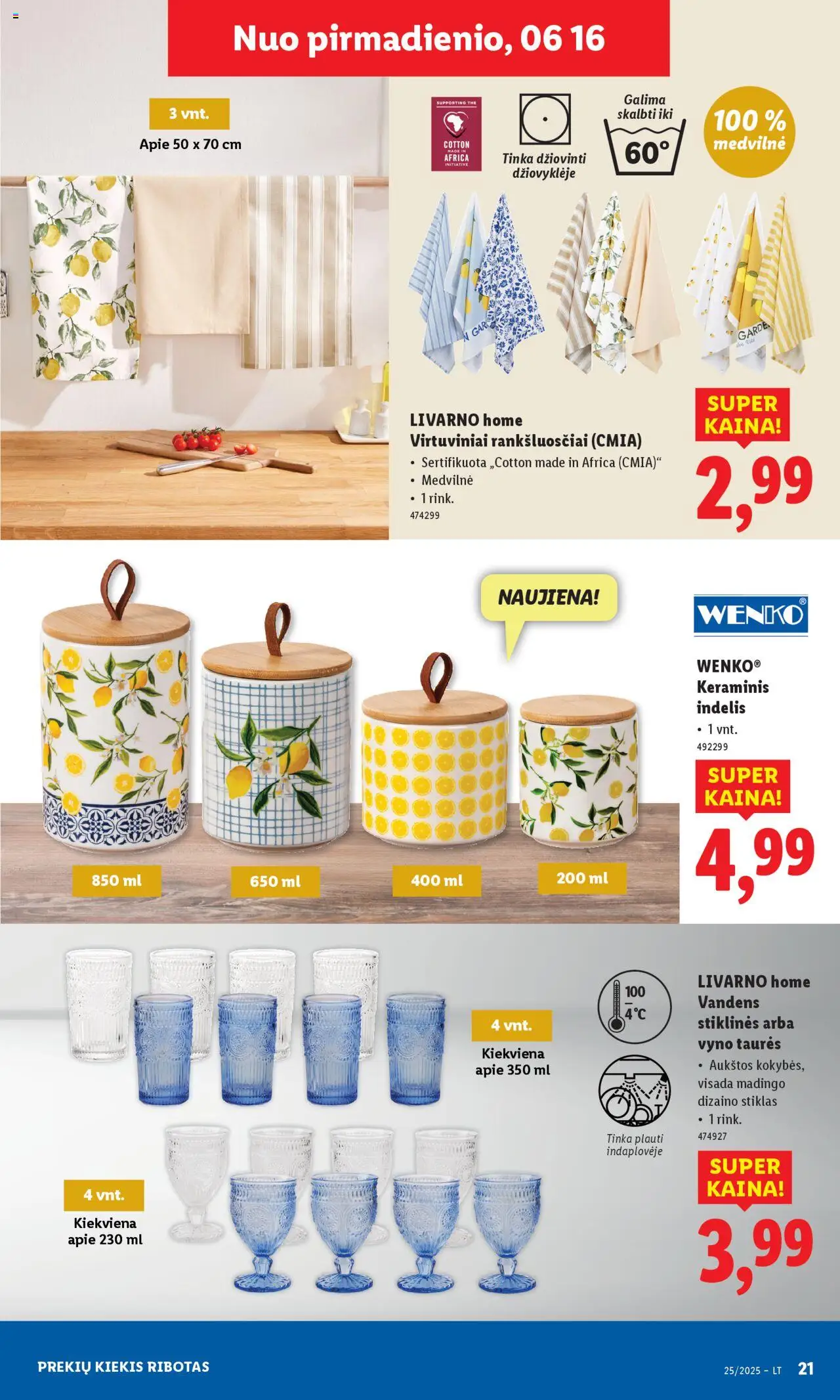 LIDL leidinys - Ne maisto prekių pasiūlymai│galioja nuo 16.06.2025 | Puslapis: 21