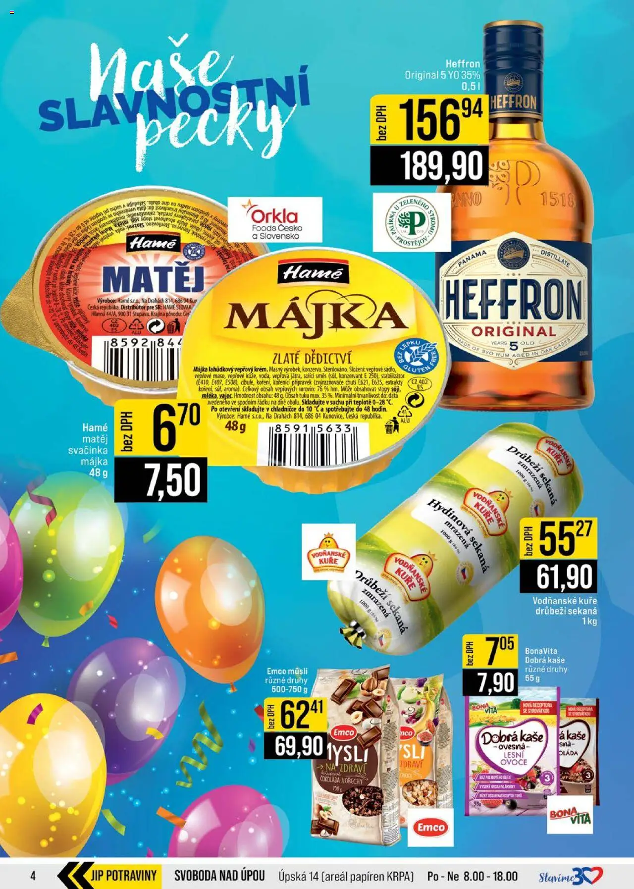 Jip leták - Cash & Carry od 15.10.2025 | Strana: 4 | Produkty: Oleje, Rum, Čokoláda, Potraviny