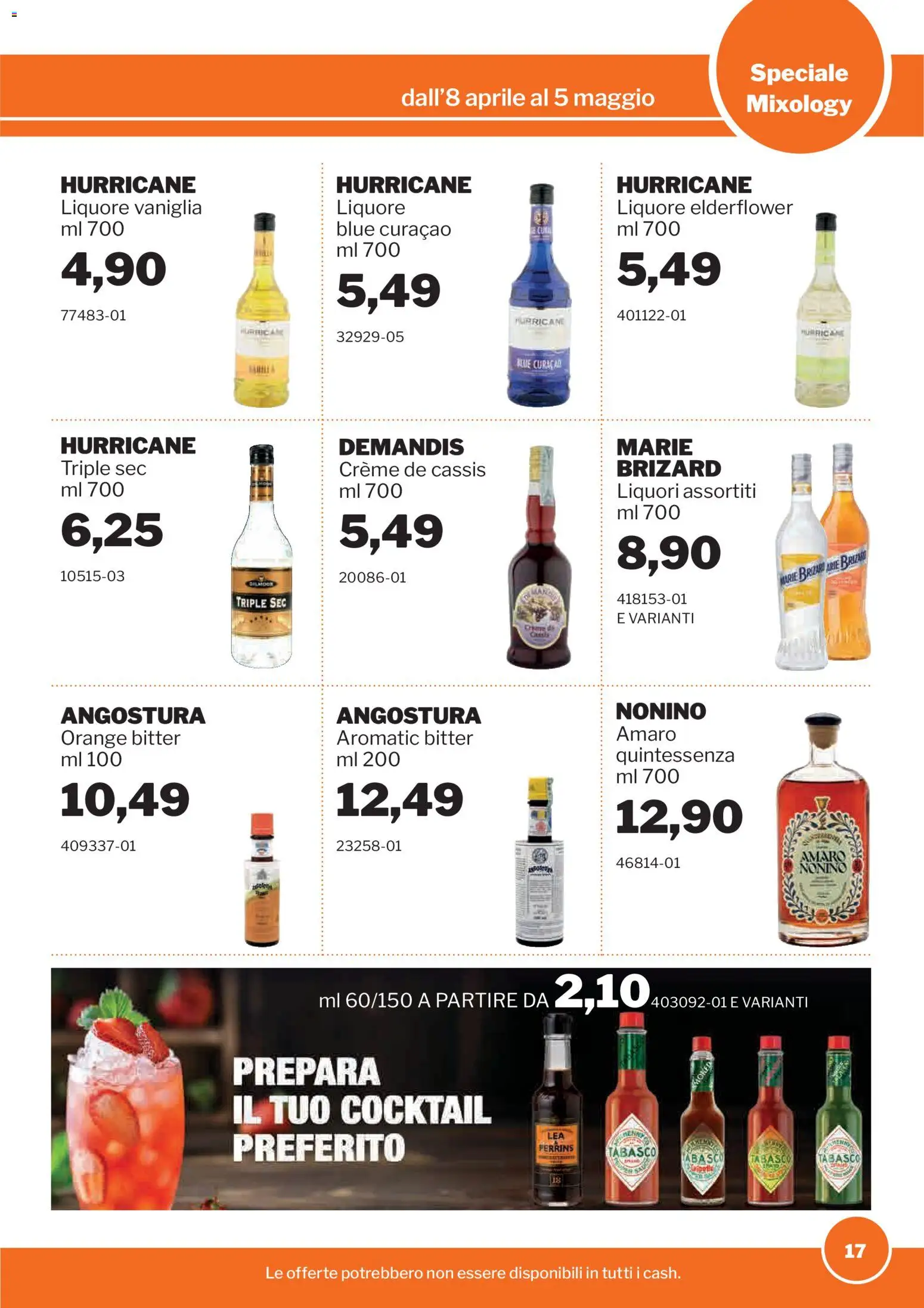 Volantino Sogegross del 08.04.2026 | Pagina: 17 | Prodotti: Liquore, Amaro