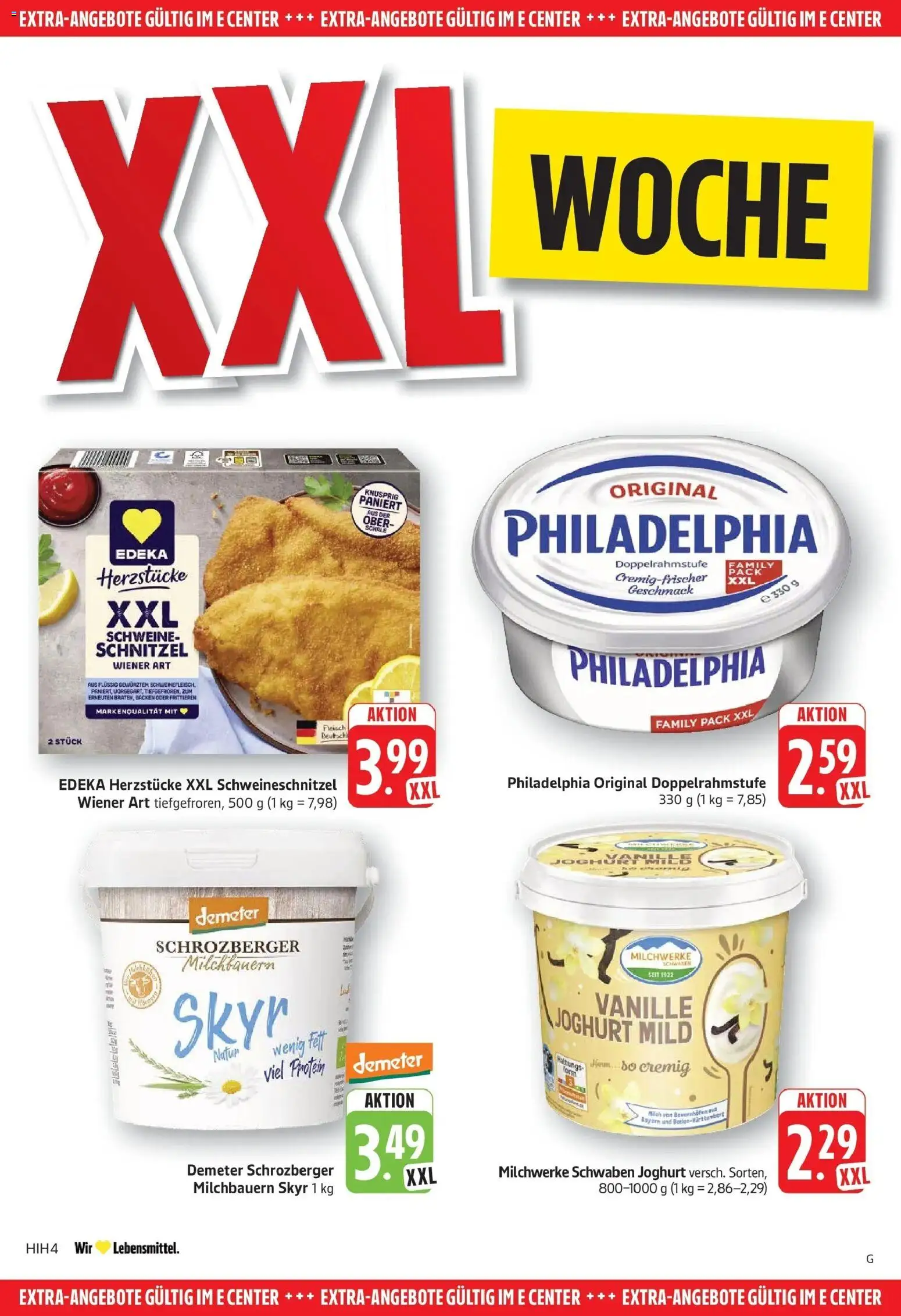 E center Prospekt Göppingen	 – gültig ab 05.04.2026 | Seite: 24 | Produkte: Joghurt, Schnitzel, Skyr, Fleisch