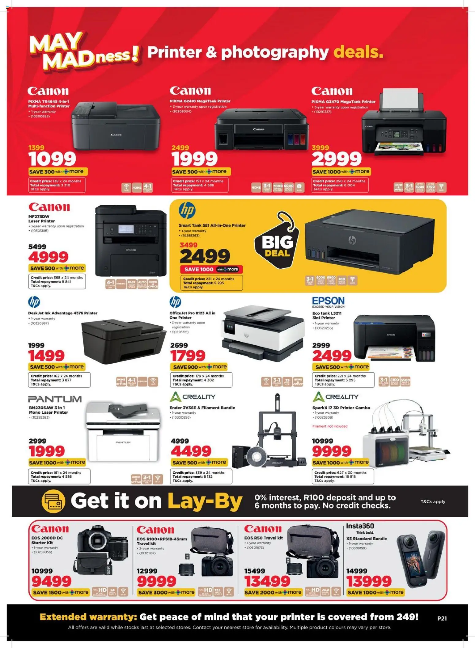 New HiFi Corp catalogue – valid from 29.04.2026 | Page: 21 | Products: Printer, Tank