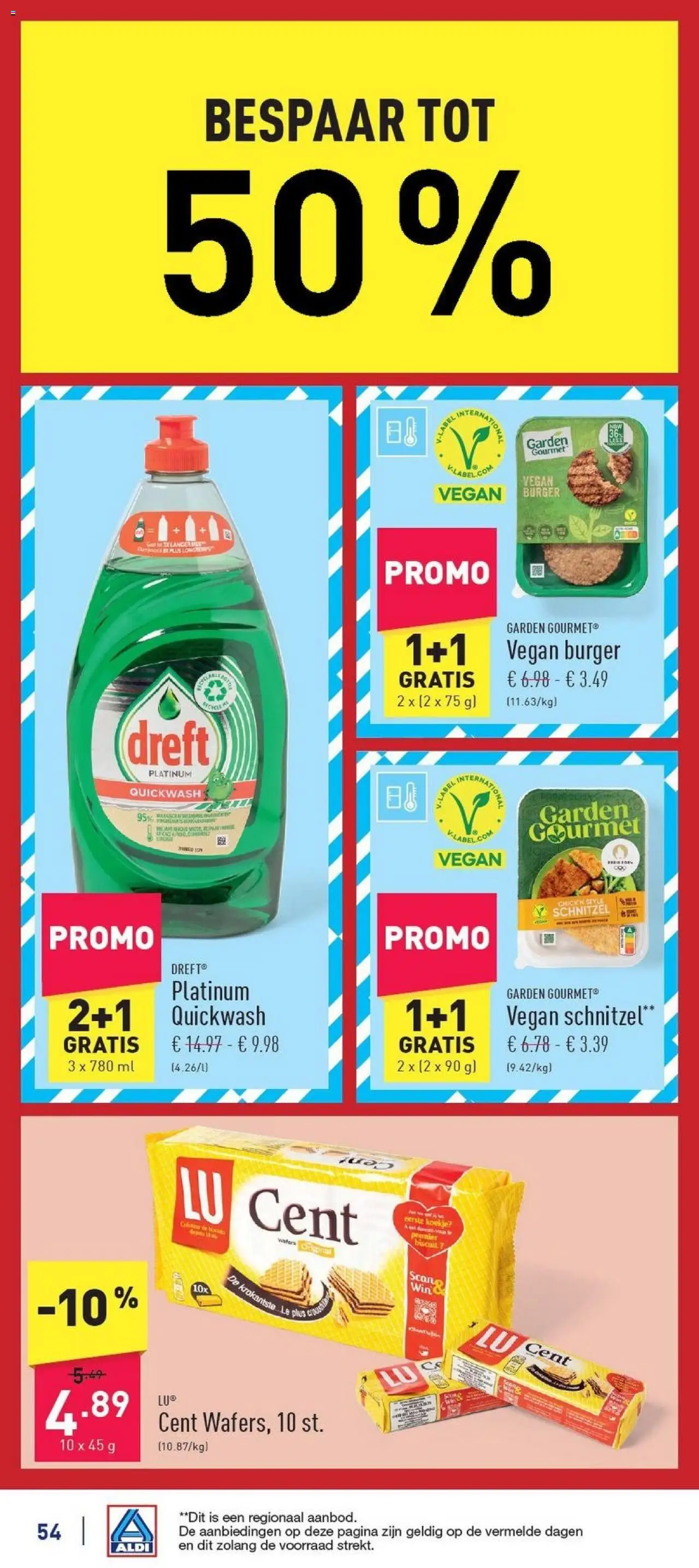  | Pagina: 54 | Producten: Schnitzel, Koekje