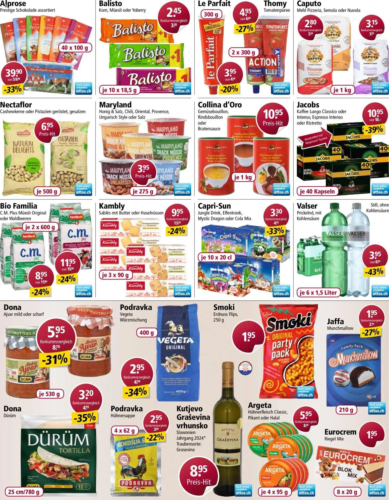 Otto's Aktionen – gültig ab 03.02.2026 | Seite: 2 | Produkte: Tomatenpüree, Butter, Kaffee, Nüsse