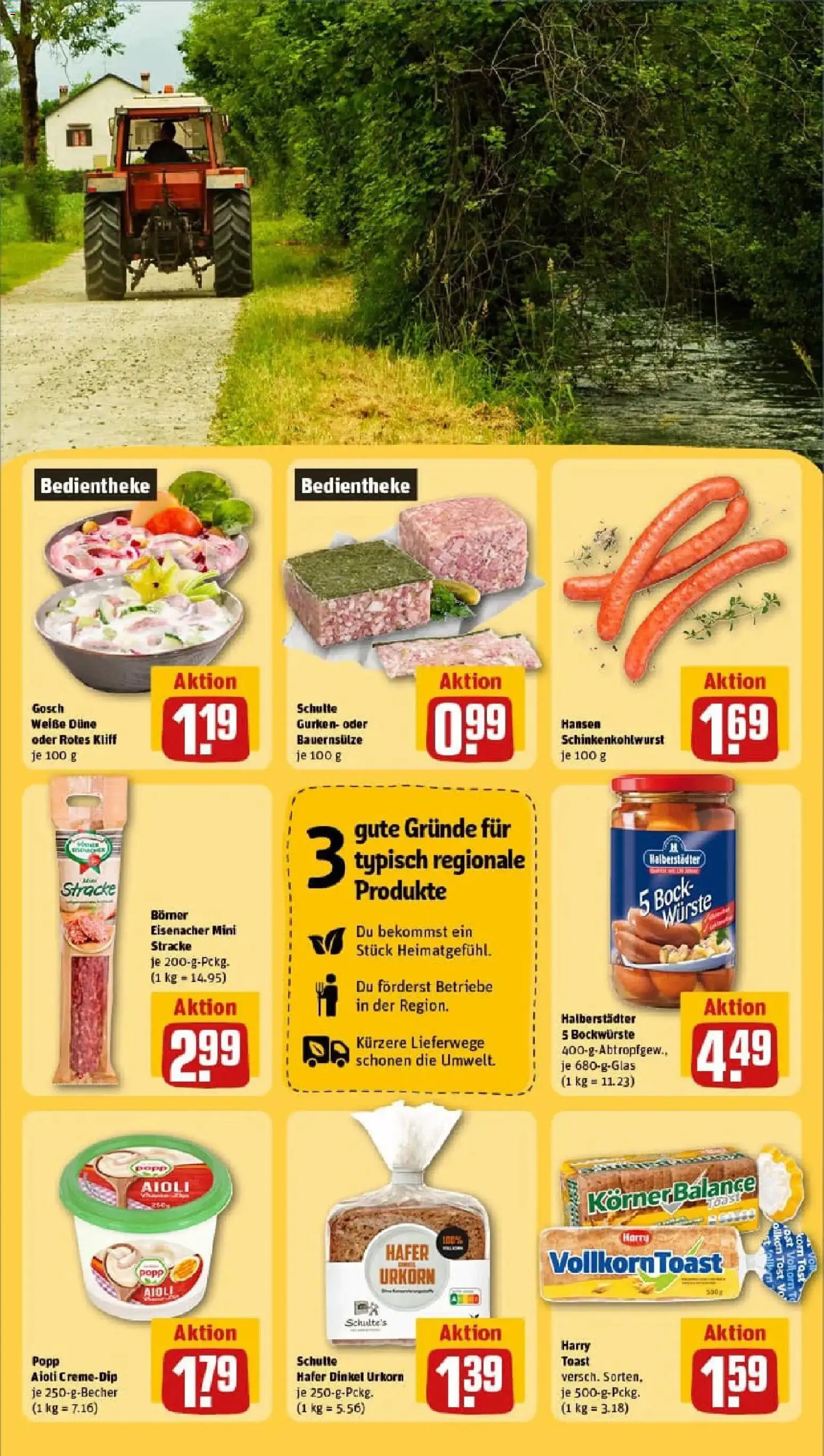 Rewe prospekt Herford	 – gültig ab 26.01.2026 | Seite: 25 | Produkte: Toast, Salami, Gurken