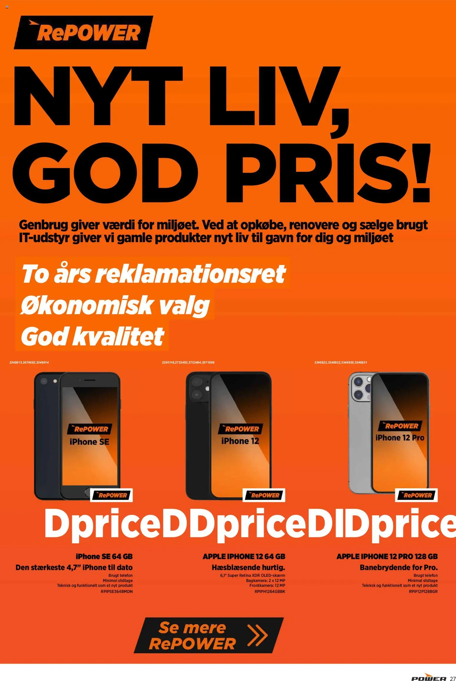 Power tilbudsavis – gyldig fra 24.10.2025 | Side: 27 | Produkter: Telefon, Søm