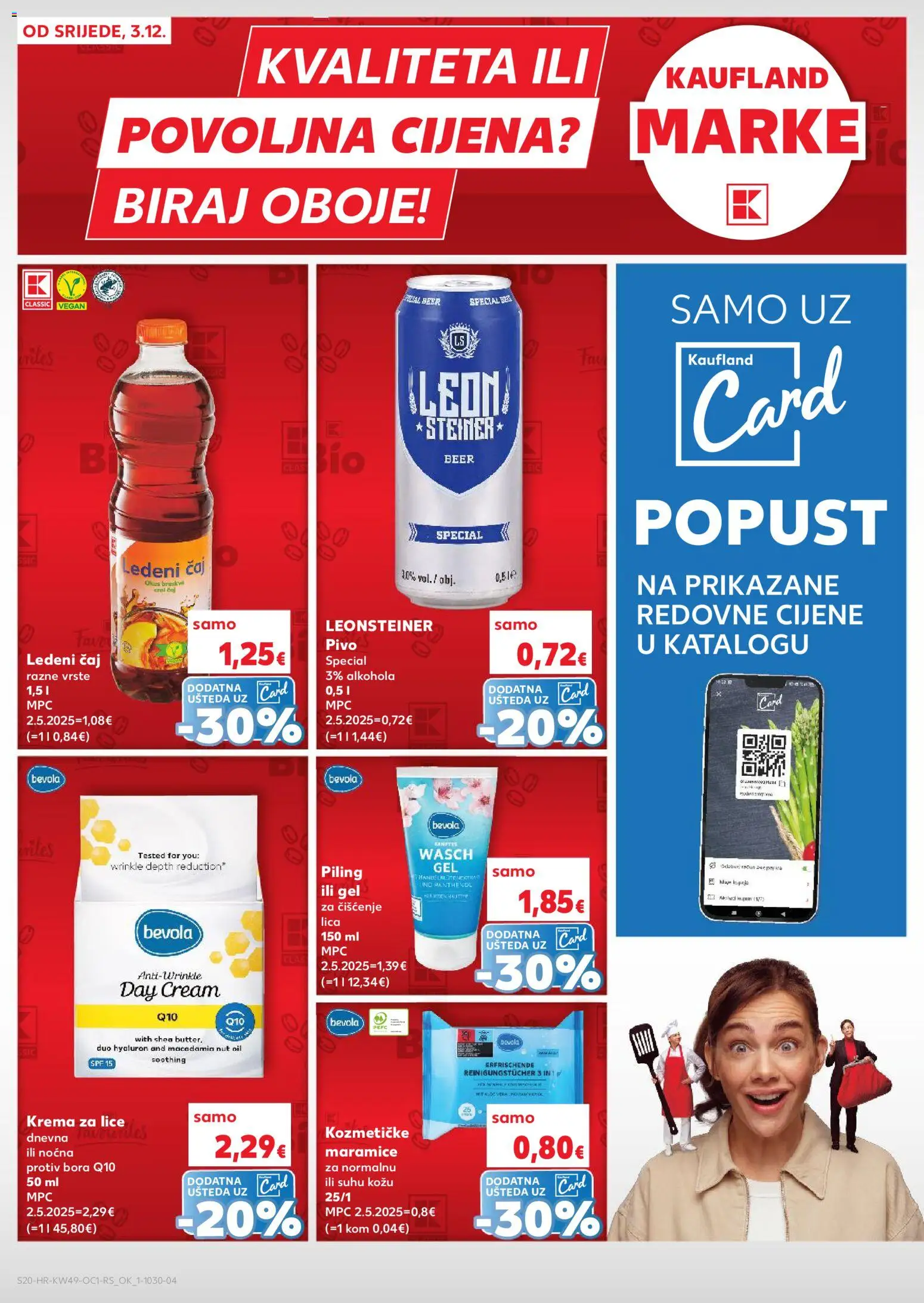 Kaufland katalog | vrijedi od 03.12.2025 | Stranica: 20 | Proizvodi: Piling, Ledeni čaj, Čaj, Krema