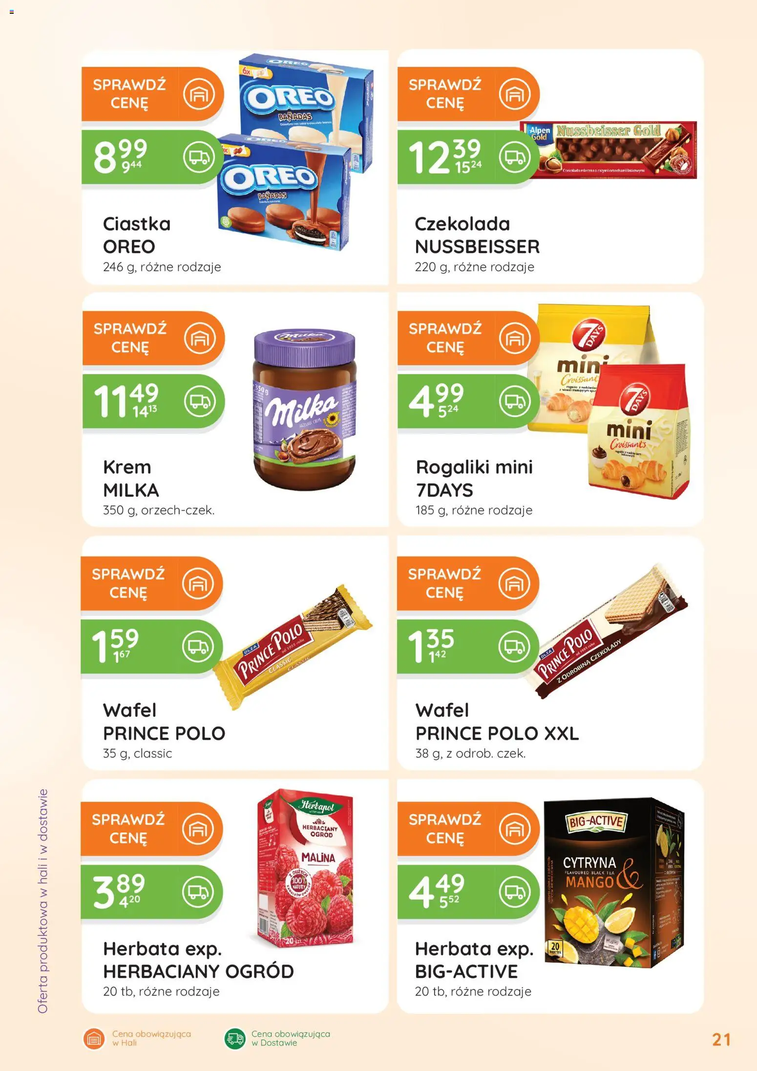 Eurocash Gazetka - Oferta Handlowa od 09.02.2026 | Strona: 21 | Produkty: Czekolady, Malina, Czekolada, Ciastka