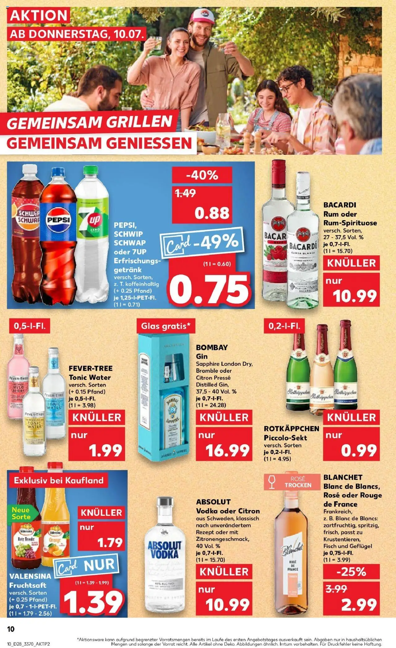Kaufland prospekt Bitterfeld-Wolfen	 - gültig ab dem 13.07.2025 | Seite: 25 | Produkte: Schwip schwap, Valensina, Fisch, Vodka