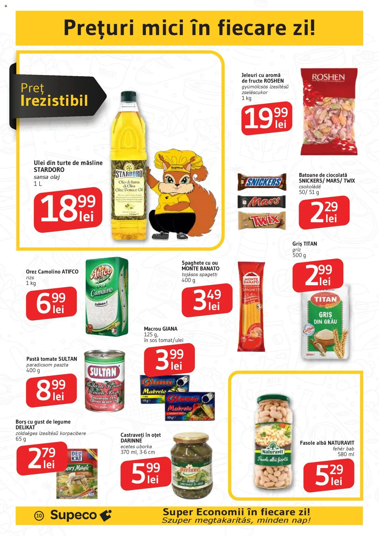 Noul catalog Supeco – valabil de la 27.11.2025 | Pagină: 10 | Produse: Oțet, Castraveți, Legume, Jeleuri