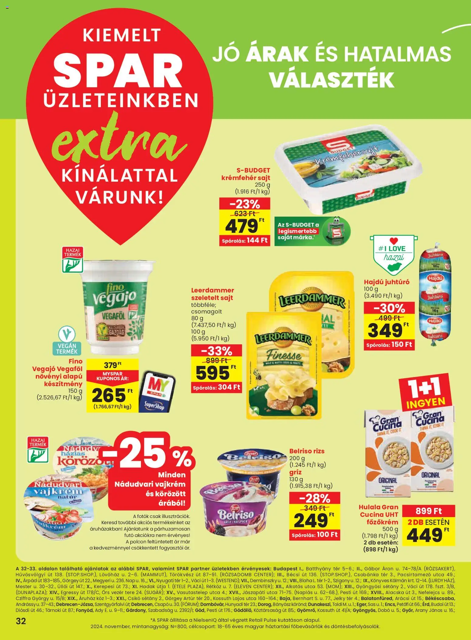 Spar akciós ujság - amely érvényes a következő dátumtól: 18.12.2025 | Oldal: 5 | Termékek: Körözött, Sajt, Vegán, Szeletelt sajt