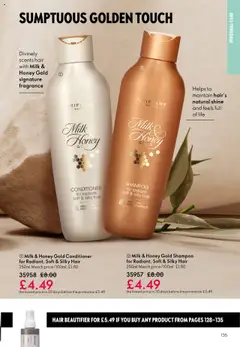 Preview of Oriflame - Offers valid from 22.10.2025 | Page: 135 | Products: Fragrance, Shampoo, Milk, Honey