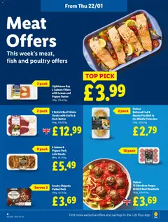 Preview of Lidl - Lidl Weekly valid from 22.01.2026 | Page: 4 | Products: Herb, Garlic, Butter, Pepper