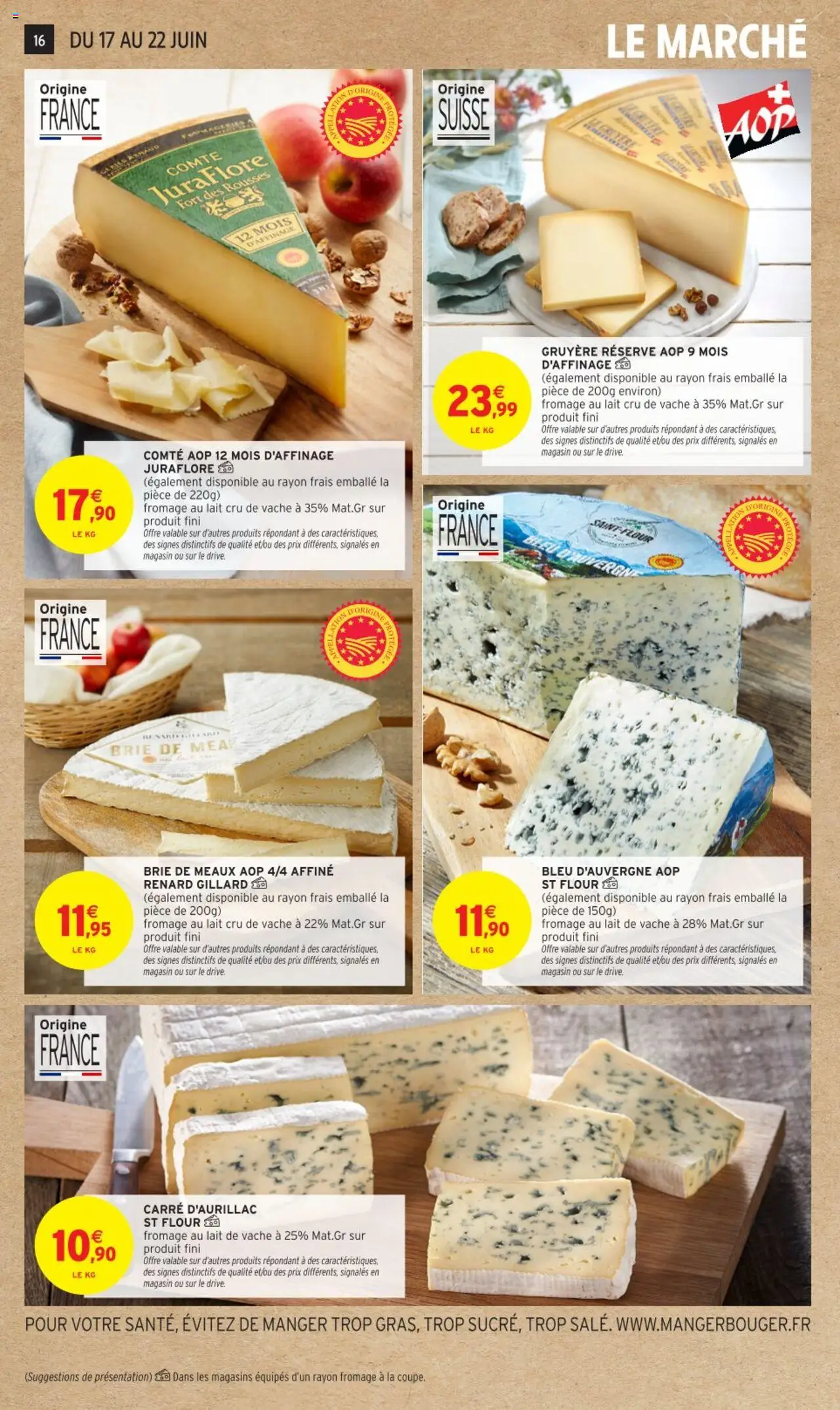  | Page: 16 | Produits: Brie de meaux aop, Lait, Fromage, Brie