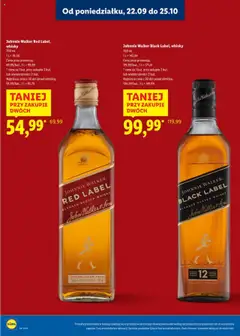 Pogląd oferty "Johnnie Walker Red Label, whisky, 700 ml" - ważna od 22.09.2025 | Strona: 12
