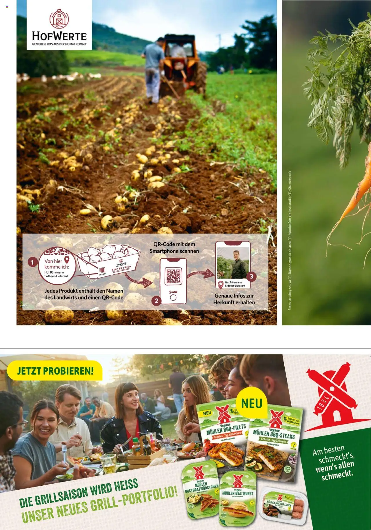 Combi - myTime Juni 2025 - gültig ab dem 01.06.2025 | Seite: 38 | Produkte: Bratwurst, Paprika, Erdbeeren, Smartphone
