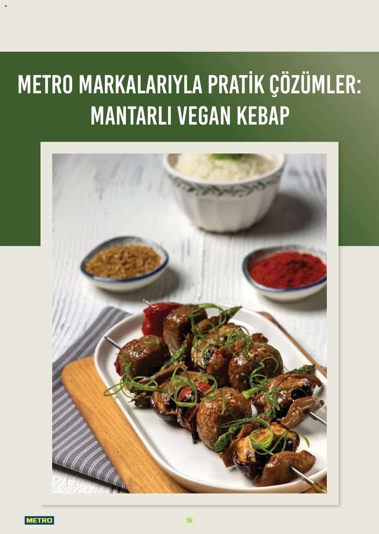 Metro - Bitki Bazlı ve Vegan 2025 - 21.10.2025 tarihinden itibaren geçerlidir | Sayfa: 16