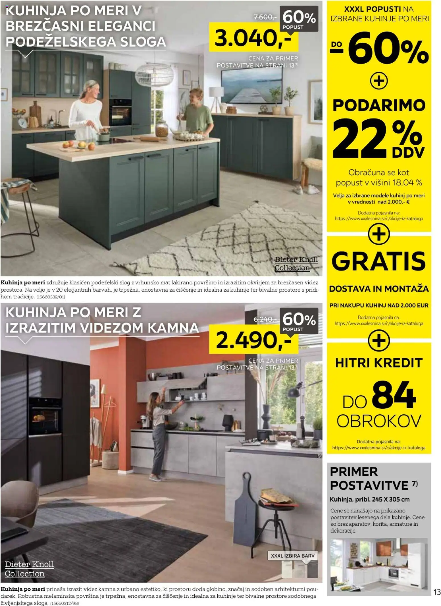 Novi XXXL Lesnina katalog ponudbe – veljaven od 19.01.2026 | Stran: 13 | Izdelki: Kuhinja