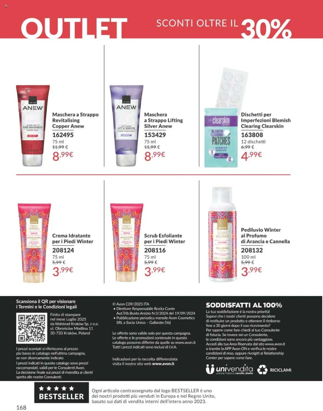 Volantino Avon del 01.09.2025 | Pagina: 168 | Prodotti: Crema, Maschera, Scrub, Arancia