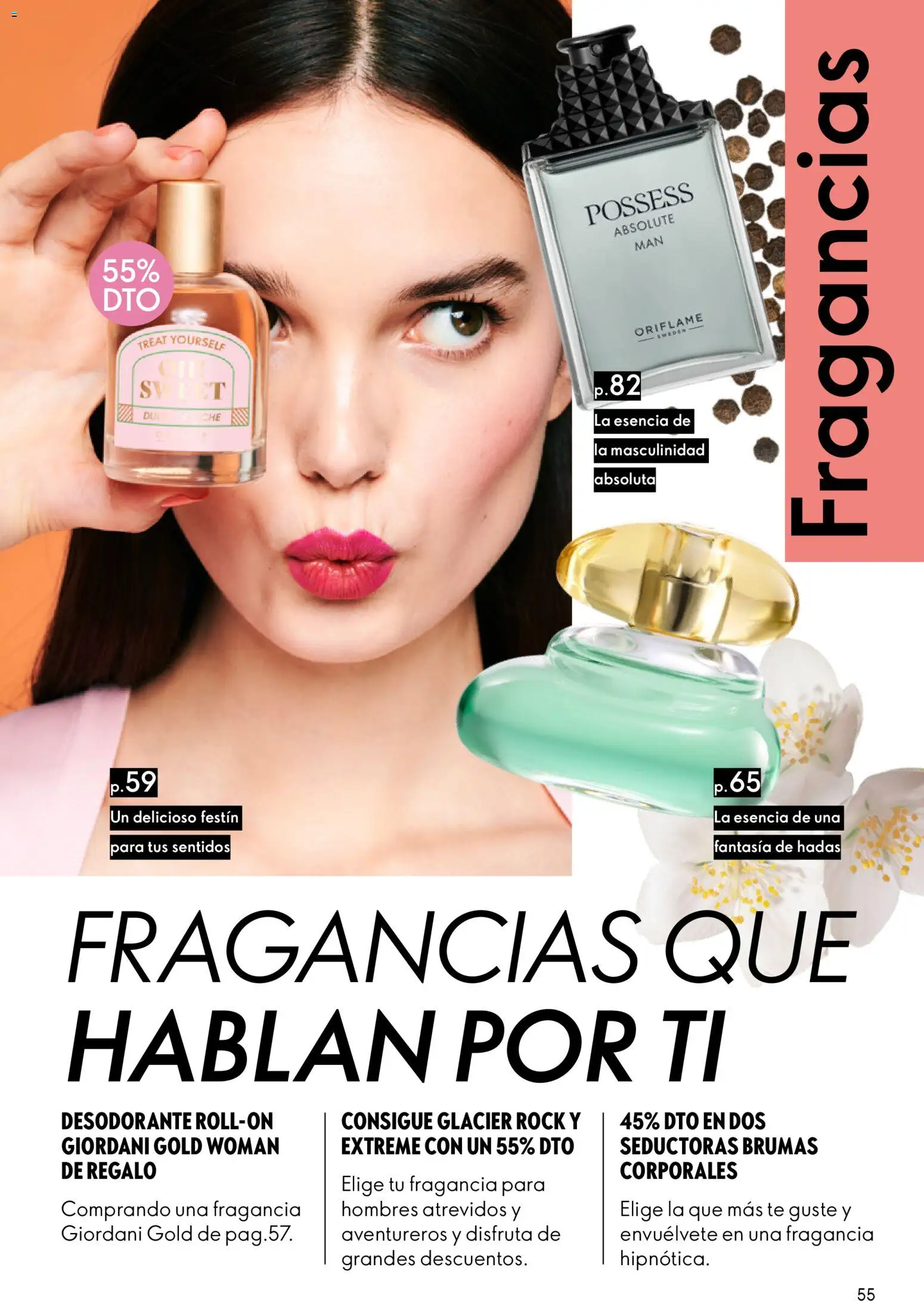 Oriflame - Catálogo Campaña 1 │ válido desde el 31.12.2025 | Página: 55 | Productos: Fragancia, Desodorante, Té