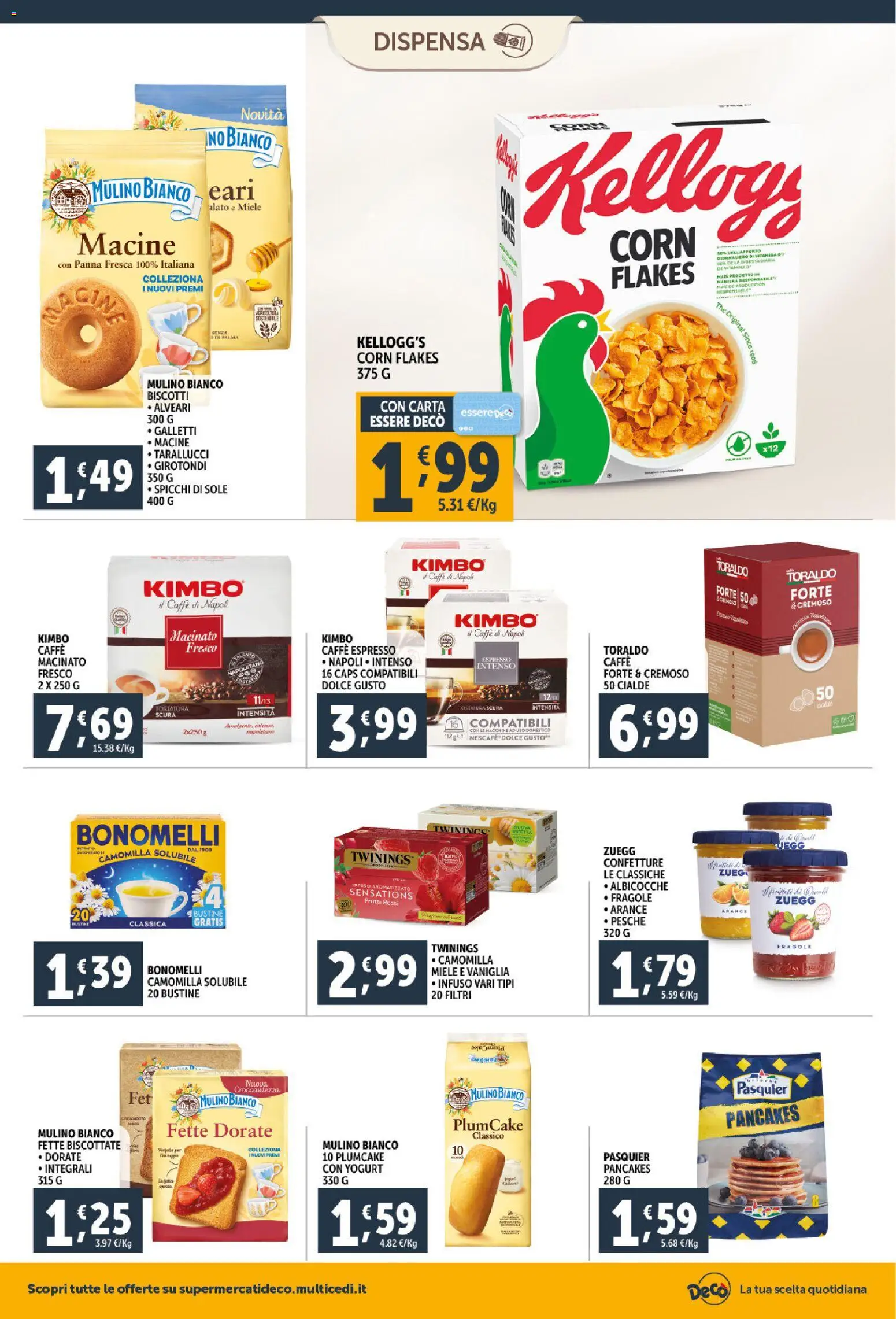 Volantino Decò del 23.02.2026 | Pagina: 11 | Prodotti: Caffè, Panna, Plumcake, Albicocche