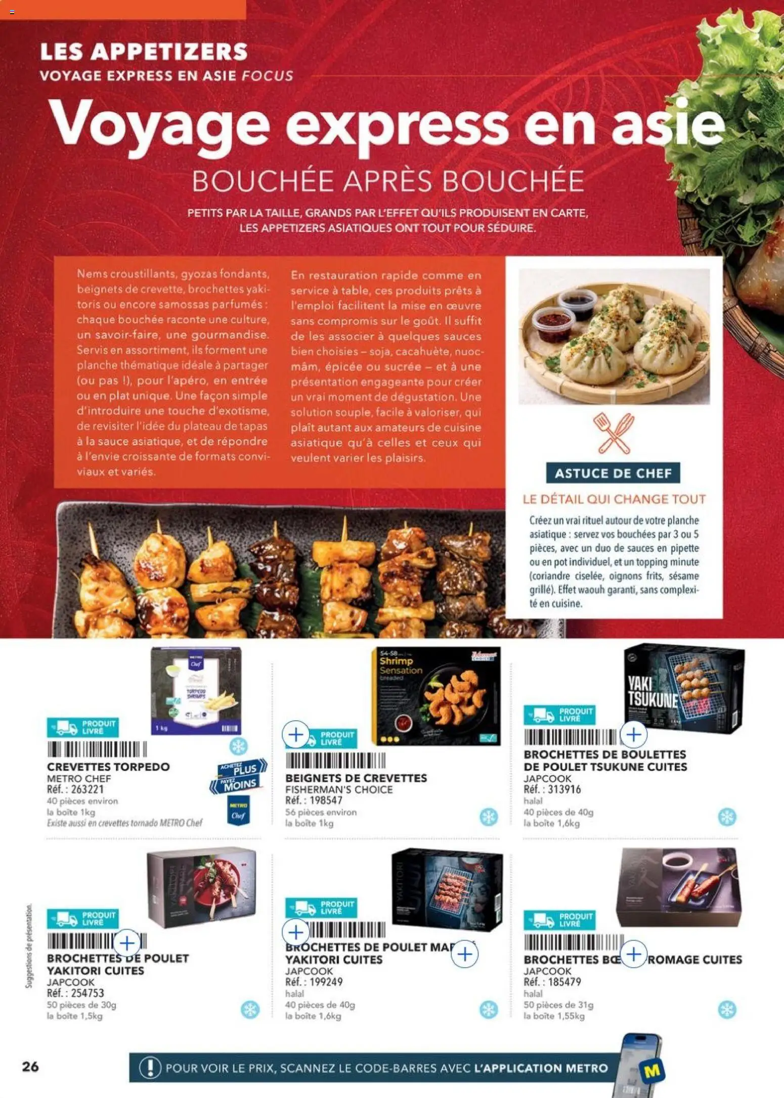 {H1} | Page: 26 | Produits: Crevettes, Coriandre, Oignons, Livre