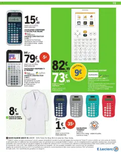  | Page: 15 | Produits: Clavier, Calculatrice, Blouse