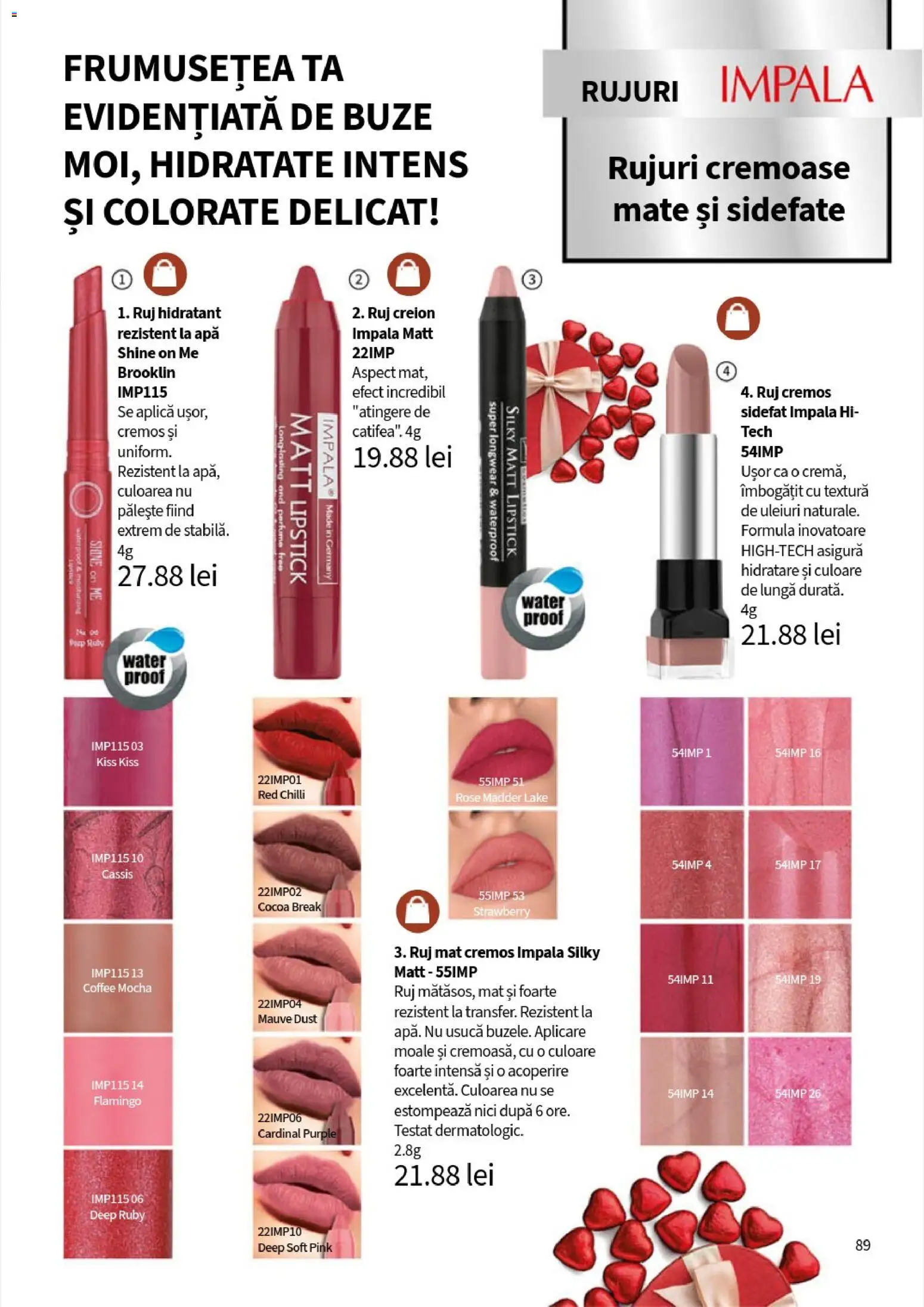 Noul catalog Lady’s – valabil de la 05.01.2026 | Pagină: 91 | Produse: Chilli, Ruj, Apă