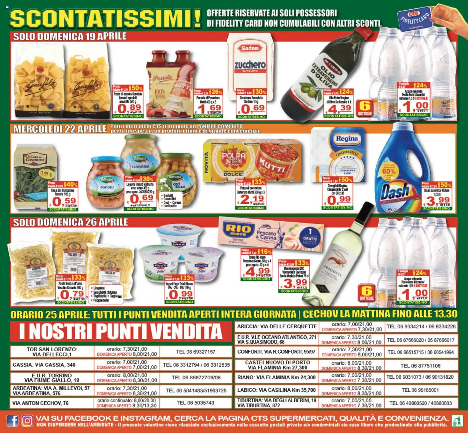 Volantino CTS del 17.04.2026 | Pagina: 24 | Prodotti: Lenticchie, Olio, Vino, Passata di pomodoro