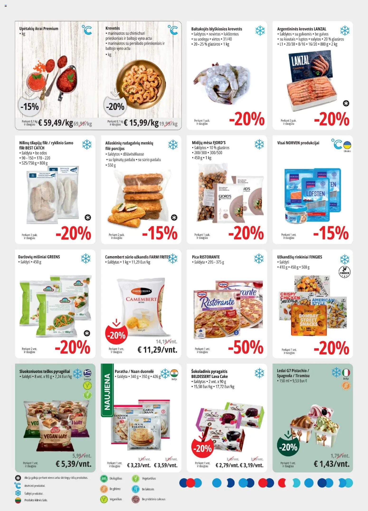 ePromo akcijos nuo 12.11.2025 | Puslapis: 4 | Prekių: Ledai, Pica, Ikrai