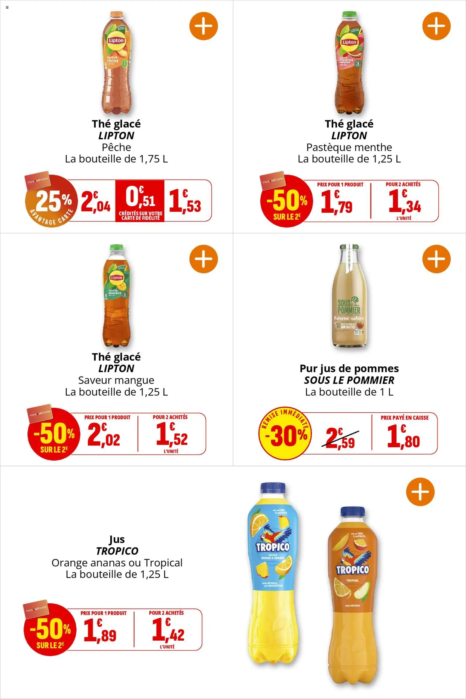 {H1} | Page: 35 | Produits: Menthe, Jus, Pommes, Ananas