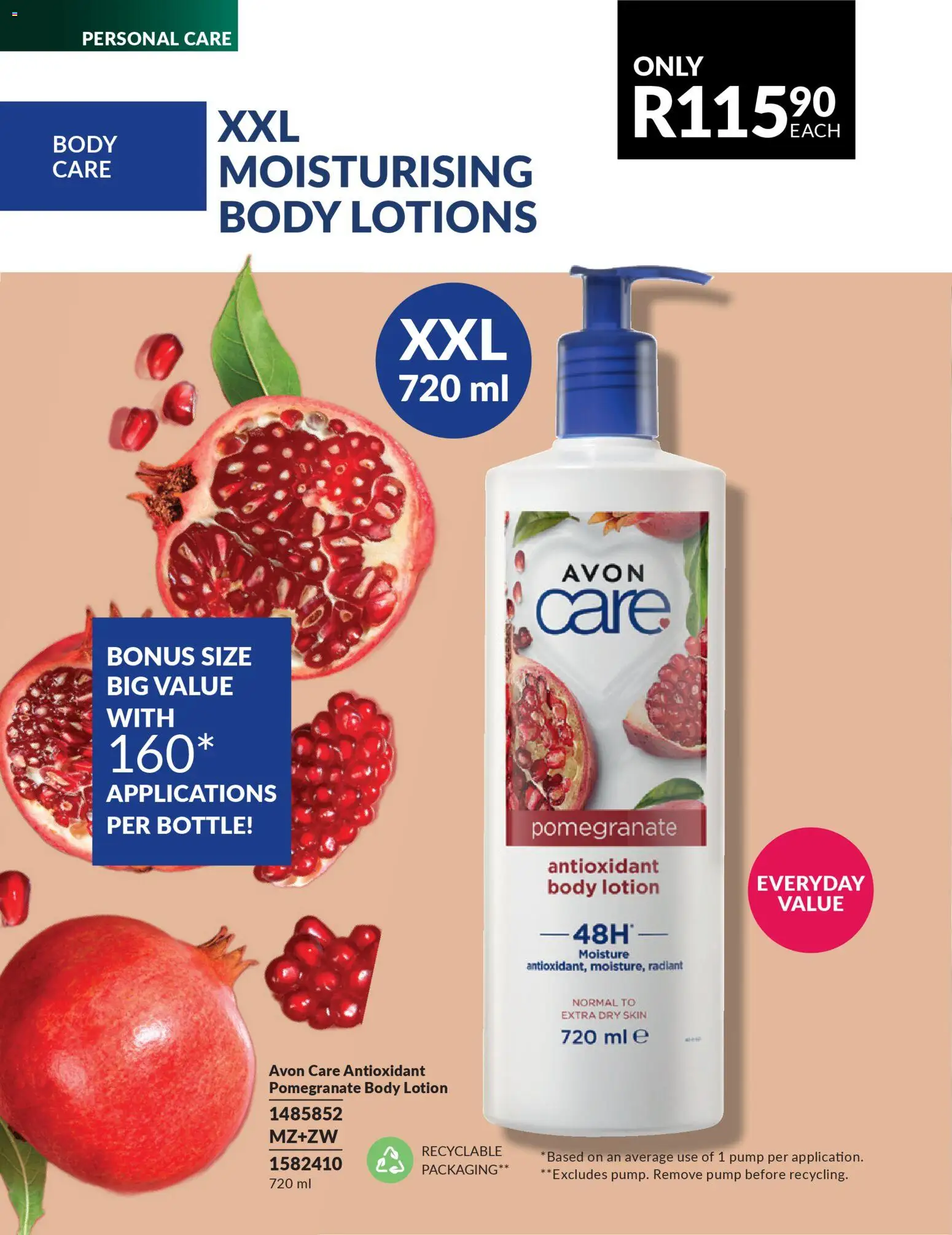 New Avon catalogue – valid from 01.03.2026 | Page: 132 | Products: Lotion