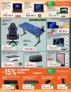 Pevex katalog | vrijedi od 28.08.2025 | Stranica: 11 | Proizvodi: Notebook, Monitor, Printer, Miš