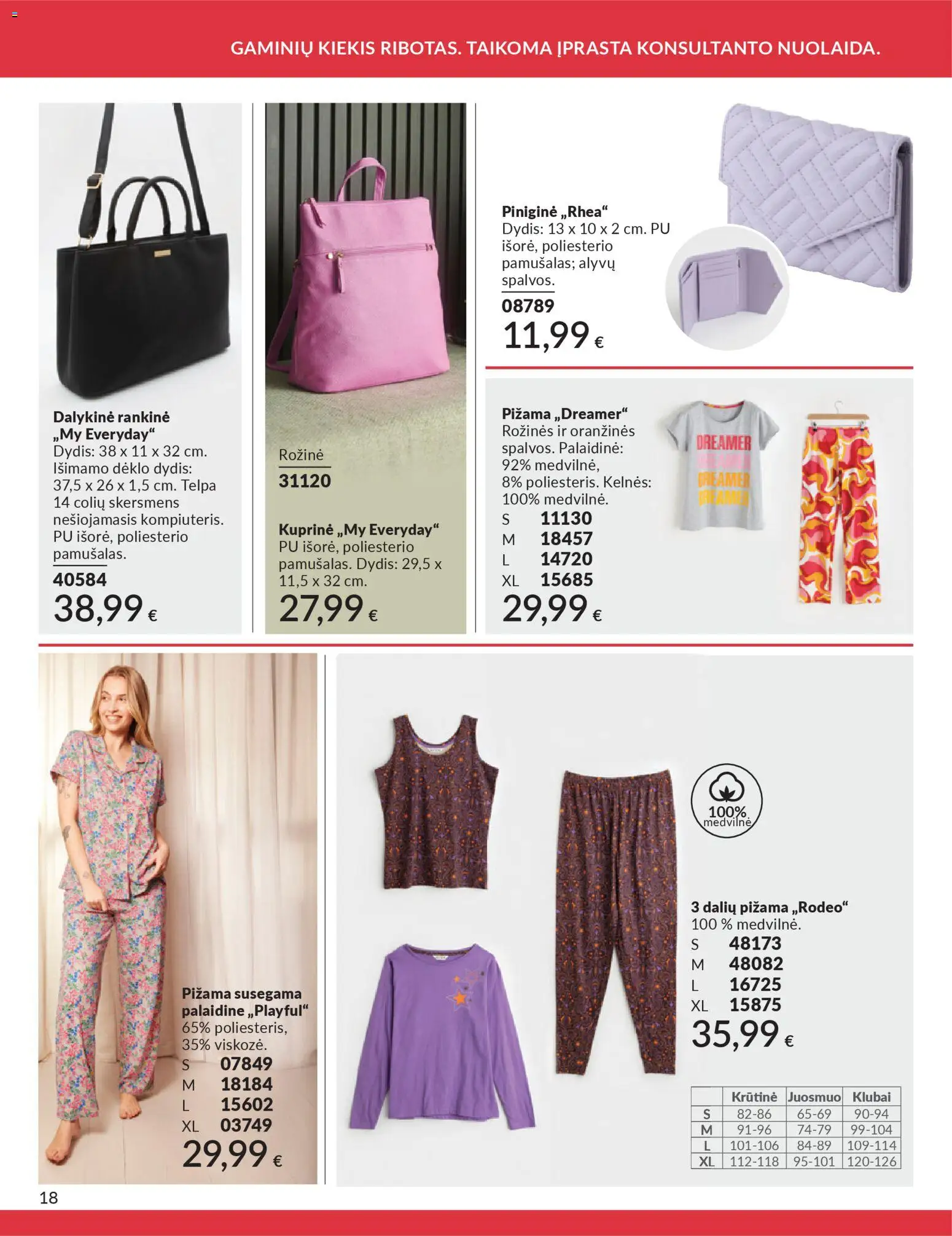 AVON akcijos nuo 01.02.2026 | Puslapis: 18 | Prekių: Palaidinė, Rankinė, Kuprinė, Piniginė