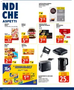 Volantino Tigros del 02.09.2025 | Pagina: 5 | Prodotti: Sbattitore, Biscotti, Caffe in capsule, Bollitore