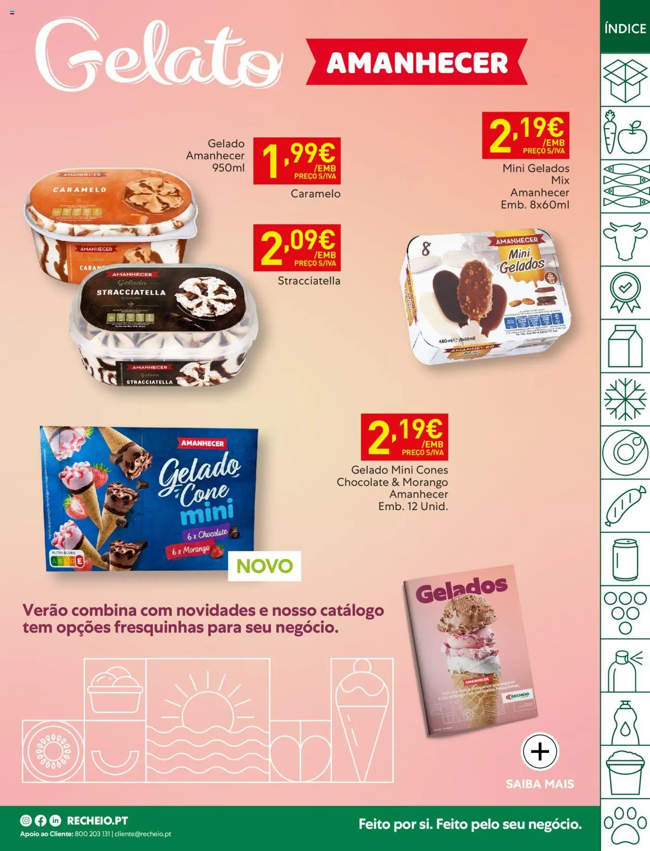 Recheio folheto │ válido de 22.07.2025 | Página: 48 | Produtos: Gelado, Chocolate