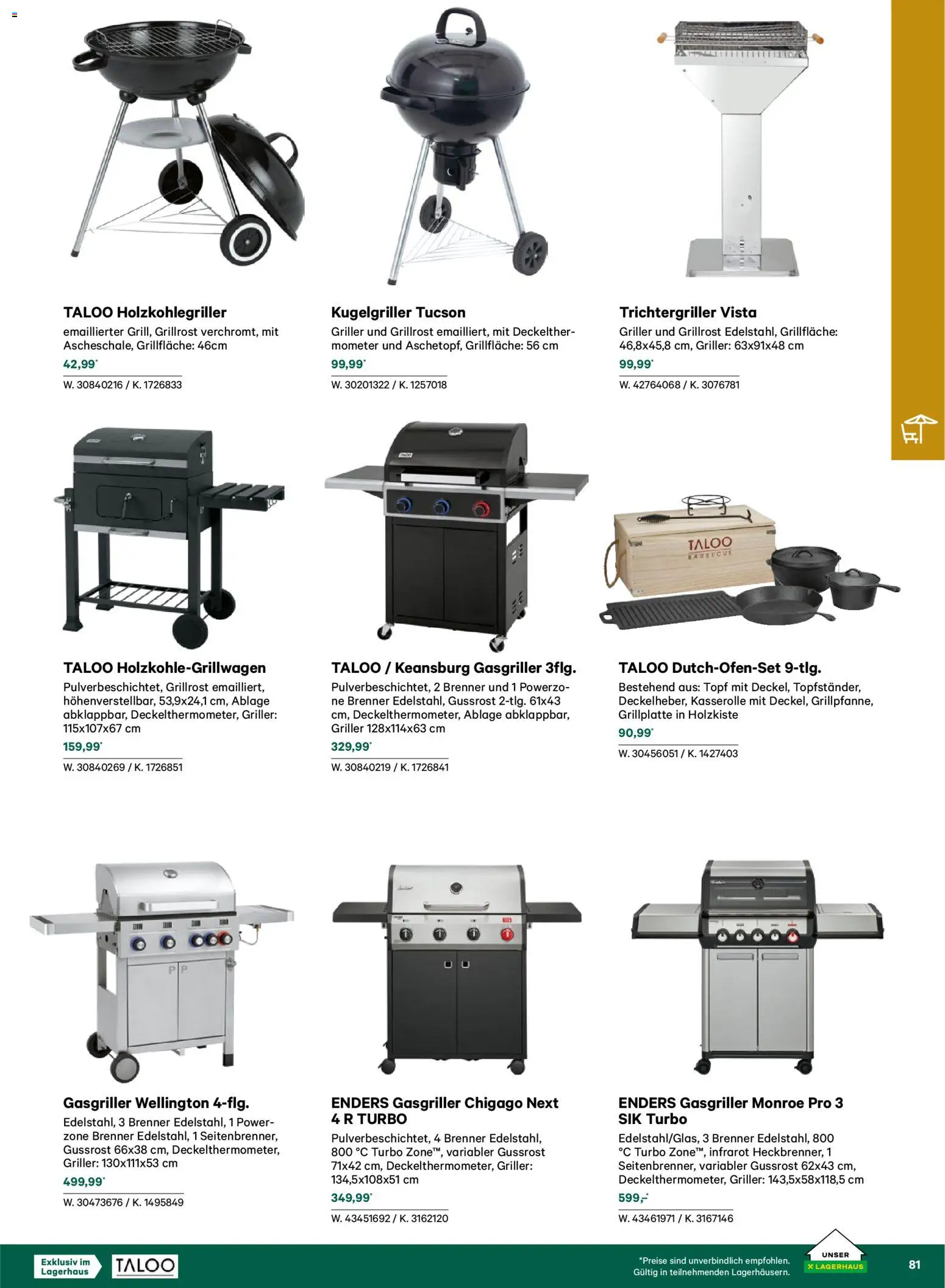 Lagerhaus  Garten und Freizeit Katalog 2026 gültig ab 22.02.2026 | Seite: 81