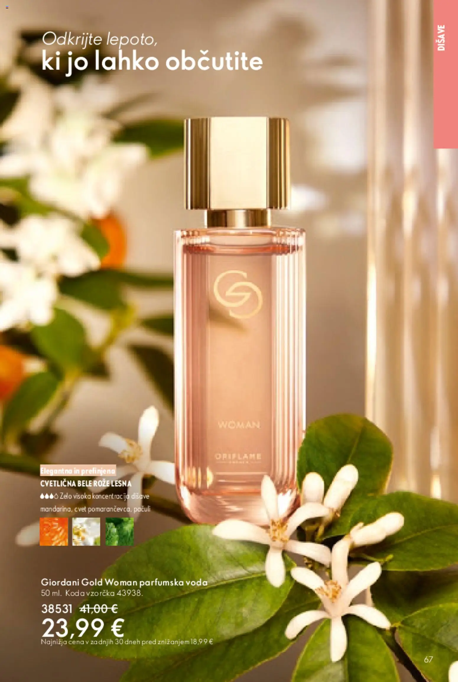 Novi Oriflame katalog ponudbe – veljaven od 01.04.2026 | Stran: 66 | Izdelki: Voda, Parfumska voda
