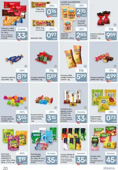 NORFA leidinys galioja nuo 05.02.2026 | Puslapis: 20 | Prekių: Kvapas, Vafliai, Guminukai, Saldainiai