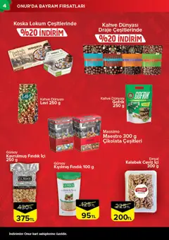 10.03.2026 tarihinden itibaren geçerli olan Onur Market kataloğu önizlemesi | Sayfa: 4