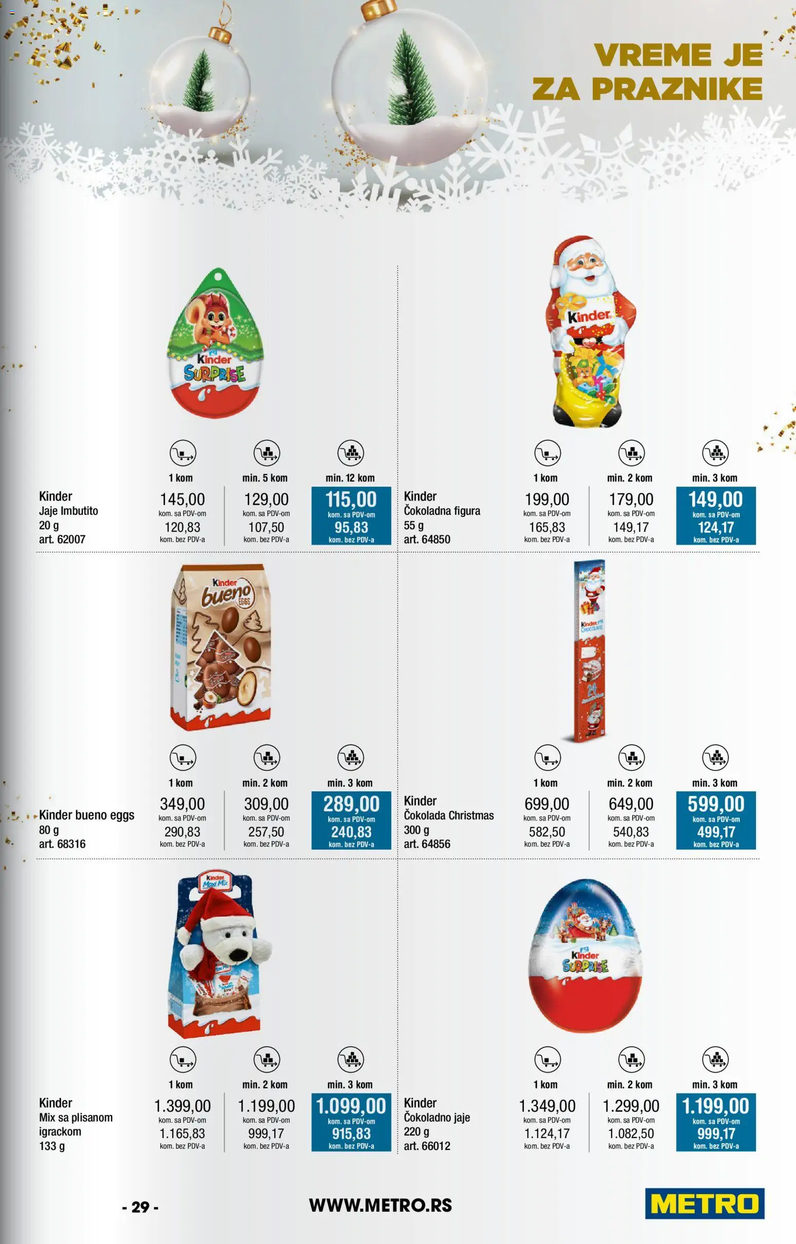 Metro katalog - važi od 14.11.2025 | Strana: 29 | Proizvode: Čokolada