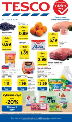 Tesco leták platný od 21.01.2026