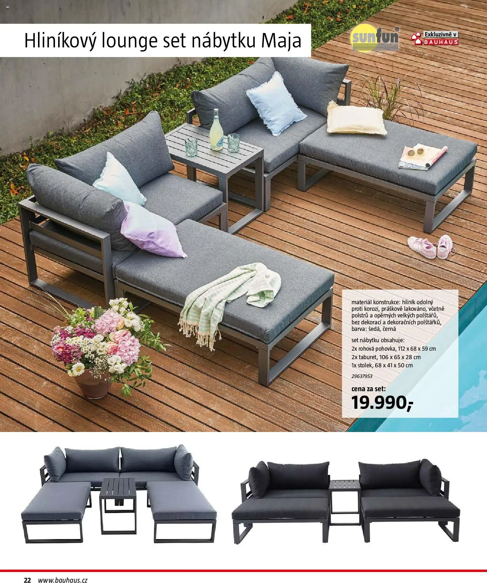Bauhaus katalog Záhradní nábytek od 08.04.2026 | Strana: 22