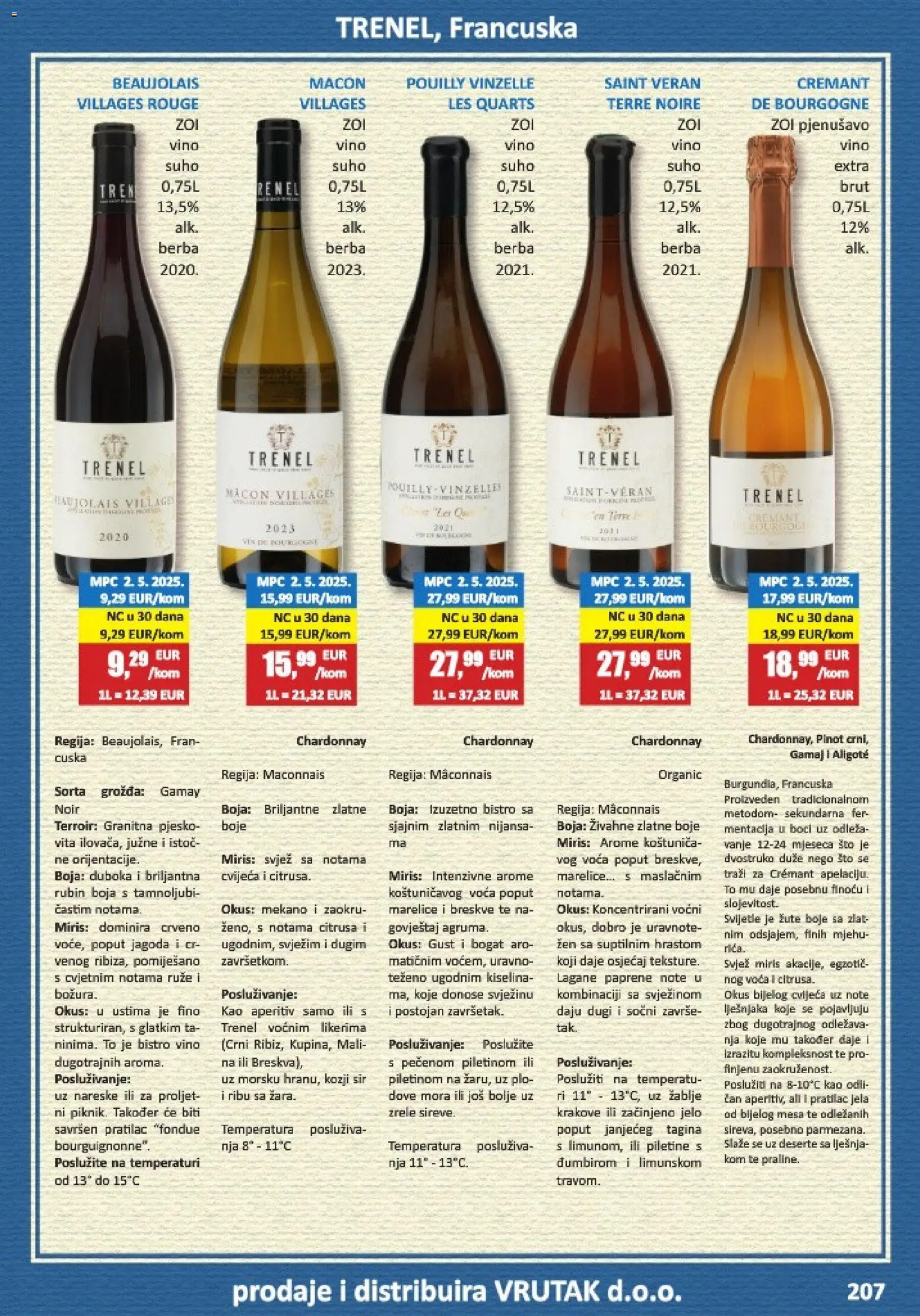 Vrutak katalog | vrijedi od 01.11.2025 | Stranica: 207 | Proizvodi: Aperitiv, Sir, Breskva, Dove