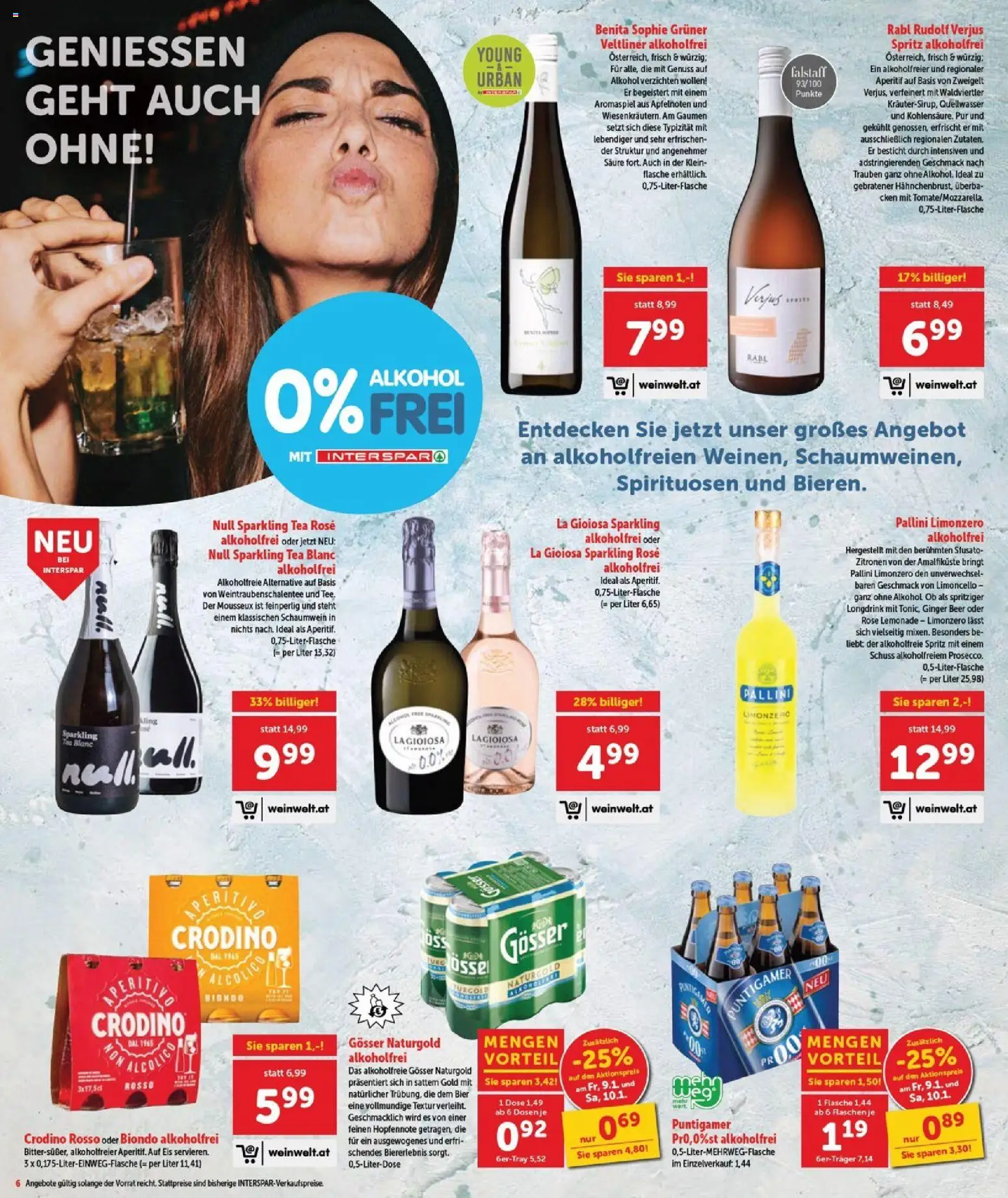 Interspar Flugblatt - Burgenland gültig ab 08.01.2026 | Seite: 6 | Produkte: Eis, Dill, Bier