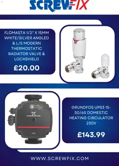 Preview of Screwfix - Offers valid from 24.10.2025 | Page: 3 | Products: Radiator