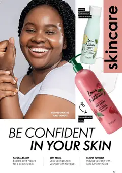 Offer preview "Oriflame Catalogue" | Page: 43 | Products: Toner, Milk, Raspberry