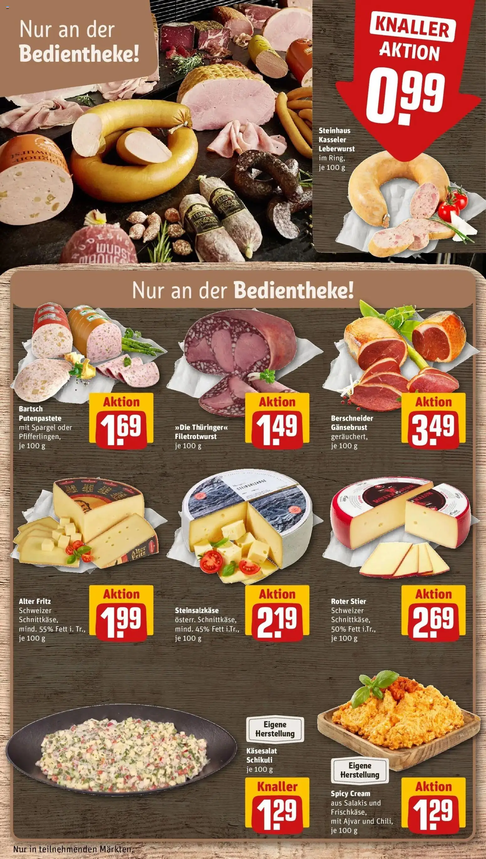 Rewe prospekt Berlin / Johannisthal	 – gültig ab 22.02.2026 | Seite: 11 | Produkte: Spargel, Wurst, Salakis