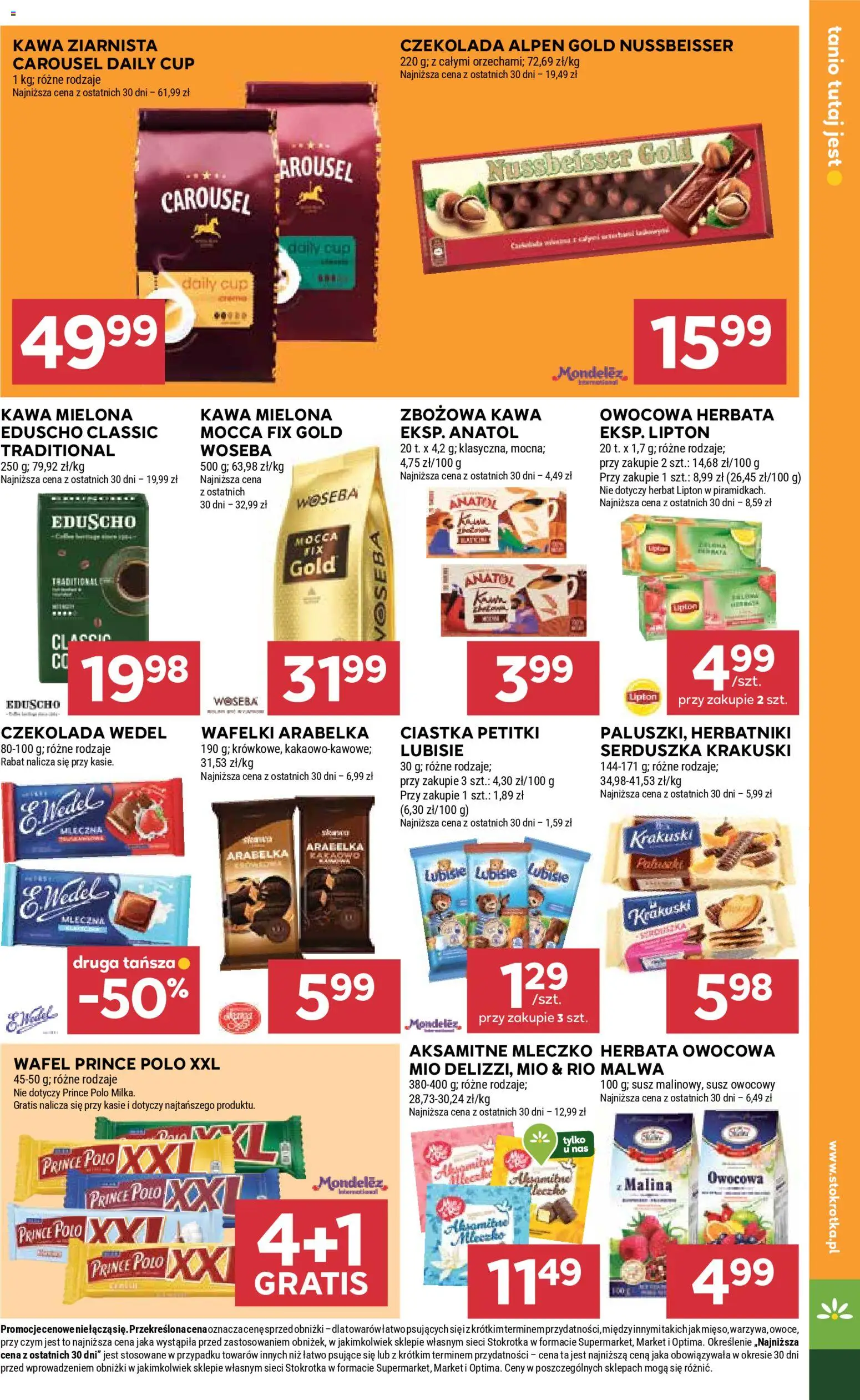 Stokrotka Gazetka od 26.02.2026 | Strona: 17 | Produkty: Prince polo xxl, Stokrotka, Herbatniki, Ciastka